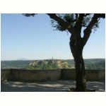 Blick hinüber auf die Civita